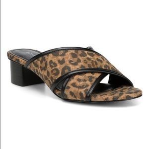 Leopard Mally Crisscross Sandal